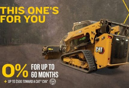 CAT Construction Equipment Finance Offers
